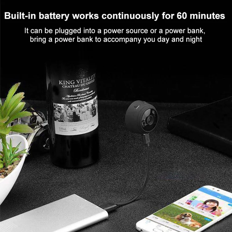 1080P HD Camera A9 Mini Camera Wireless WiFi IP Network Monitor Security Camera Small Size Night Version Camcorders Surveillance