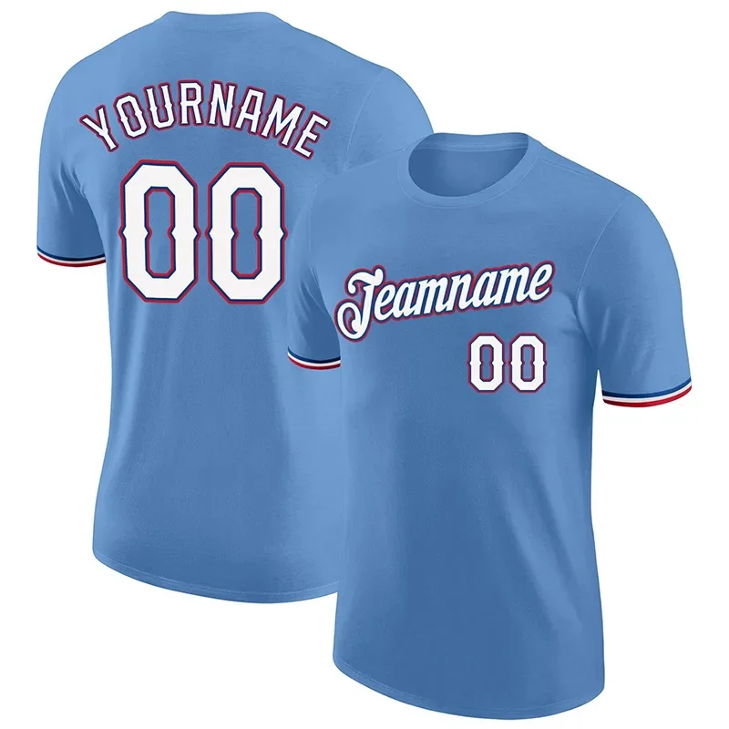 

Blue series Customized Football Jersey for Men Polyester Football Short Sleeves Athletic T- Shirts