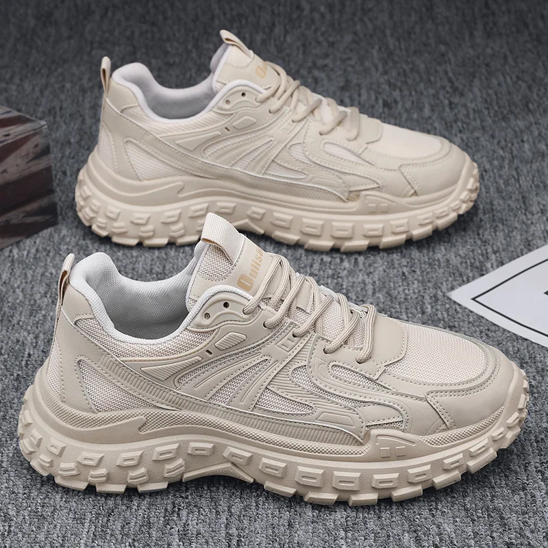 Comwarm New Design Men Casual Shoes Spring Cozy Non-Slips Shoes Waterproof Wearproof Thick Male Shoes Outdoor Work Walking Shoes 3
