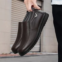 Men's Casual Slip-On Canvas Loafers, Orthopedic Walking Shoes with Arch Support for Pain Relief 2