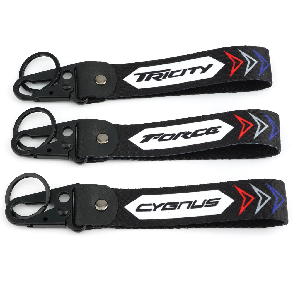 

For Yamaha Cygnus X 125 X125 Force 400 155 Tricity 300 125 Motorcycle Accessories Double-Sided Embroidery Keychain KeyRing