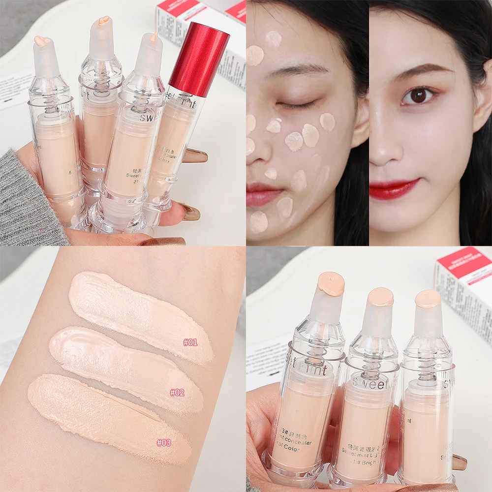 Moisturizing Oil Control Concealer Pen Modify Skin Tone Cover Acne Spots Dark Circles Matte Foundation Cream Makeup Cosmetics 2