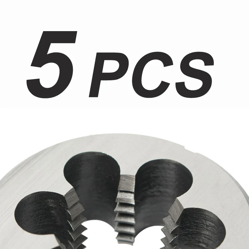 Metric Thread Cutting Die Set M1-M20 - Alloy Steel Round Dies For M2 M3 M4 M5 M6 M8 M10 M12