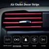 10Pcs 20cm Car Air Conditioner Outlet Decorative U Shape Moulding 3