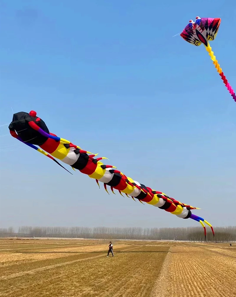 free shipping 18m Centipede Kite soft kite giant kite professional wind kites for adults weifang kite store inflatable toy flies 5