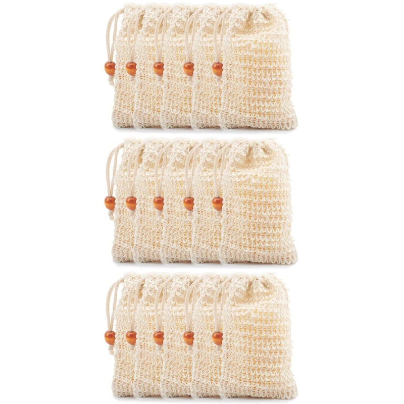 

Soap Bags For Shower 90 Pack Natural Ramie Soap Saver Pouch Homemade Soap Mesh Bag With Drawstring