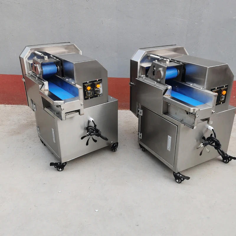 

Commercial Vegetables Cutting Machine Stainless Steel Electric Potato Carrots Slicer Chilli Scallion Dicing Machine