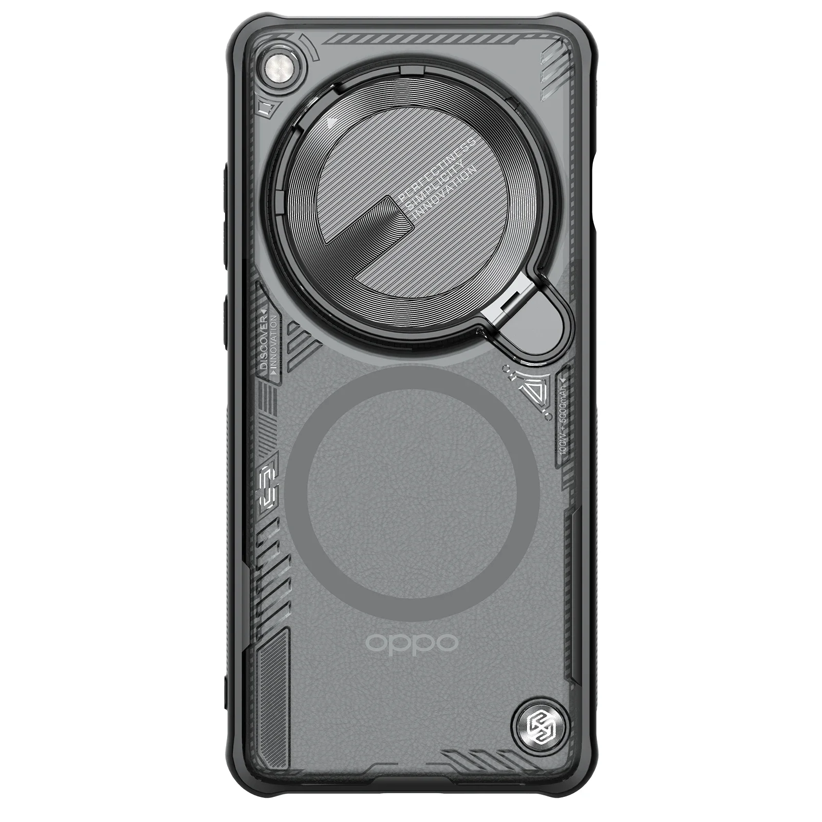 Oppo Find X7 Ultra 5G NILLKIN 케이스, Magsafe 아이스블레이드 소품, 마그네틱 충전 어댑터, 카메라 보호 후면 커버