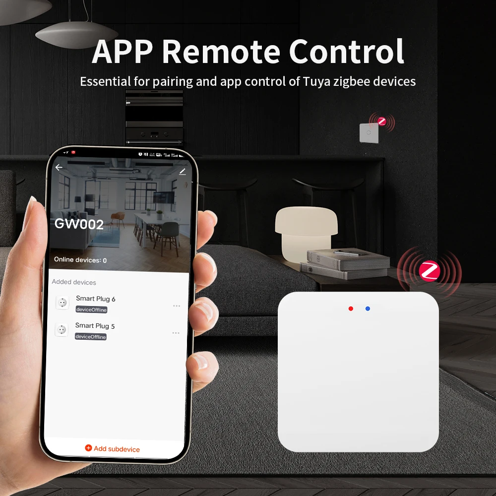 Zigbee Gateway TNCE Zigbee3.0 gateway Hub tuya Wireless Automation Smart home Device remote controller Bridge Support alexa google home