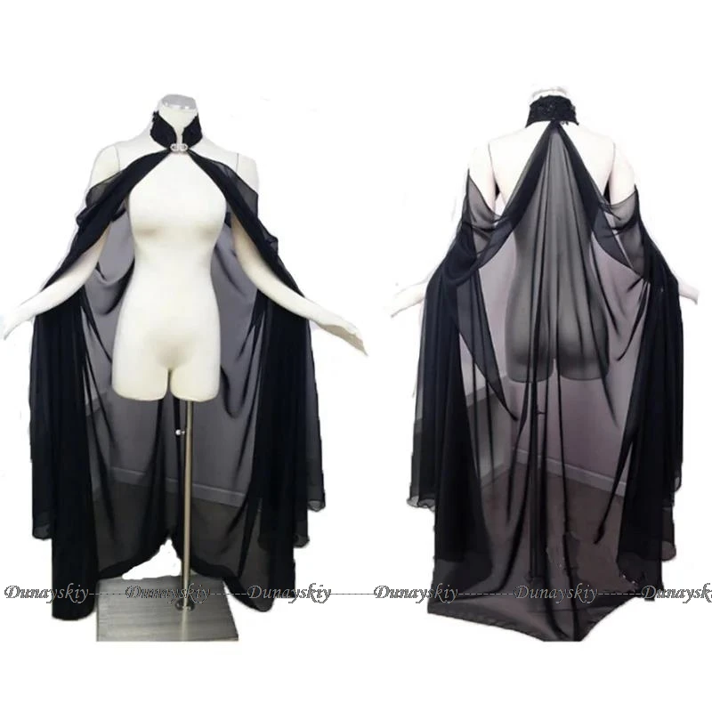 

Cool Unisex Mantle Hooded Cloak Coat Cosplay RobeCape Shawl Halloween Party Witch Wizard Cosplay Costumes Women