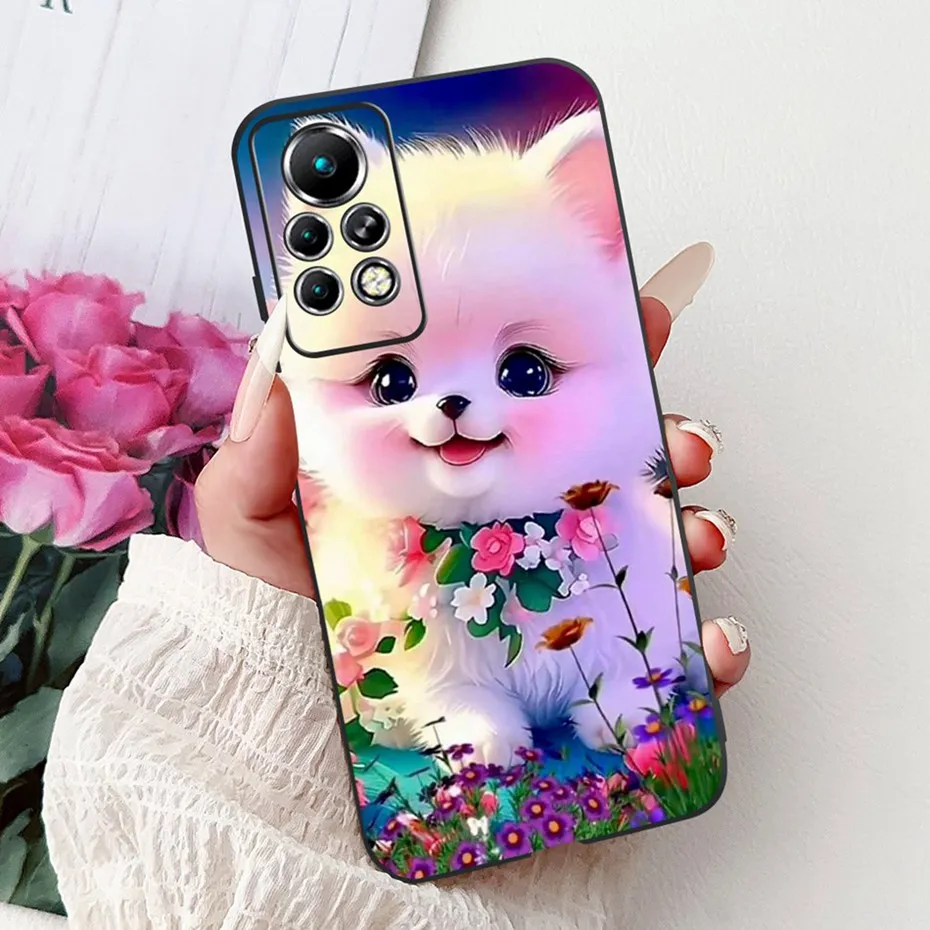 Sleek Black Silicone Soft Back Phone Case - New Design