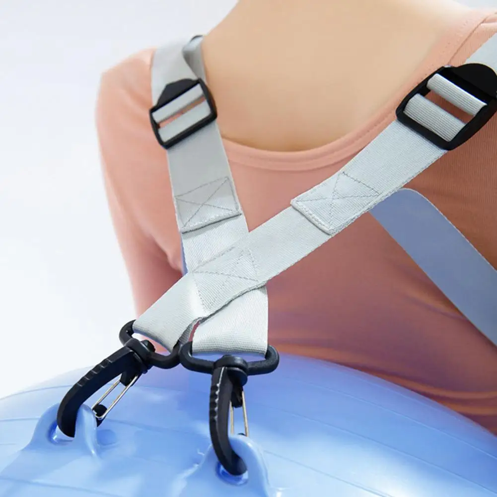 

Автоматический мяч с регулируемым плечевым ремнем, тренировочный мяч для детей и взрослых, Балансирующий мяч для йоги, для упражнений в помещении и на открытом воздухе