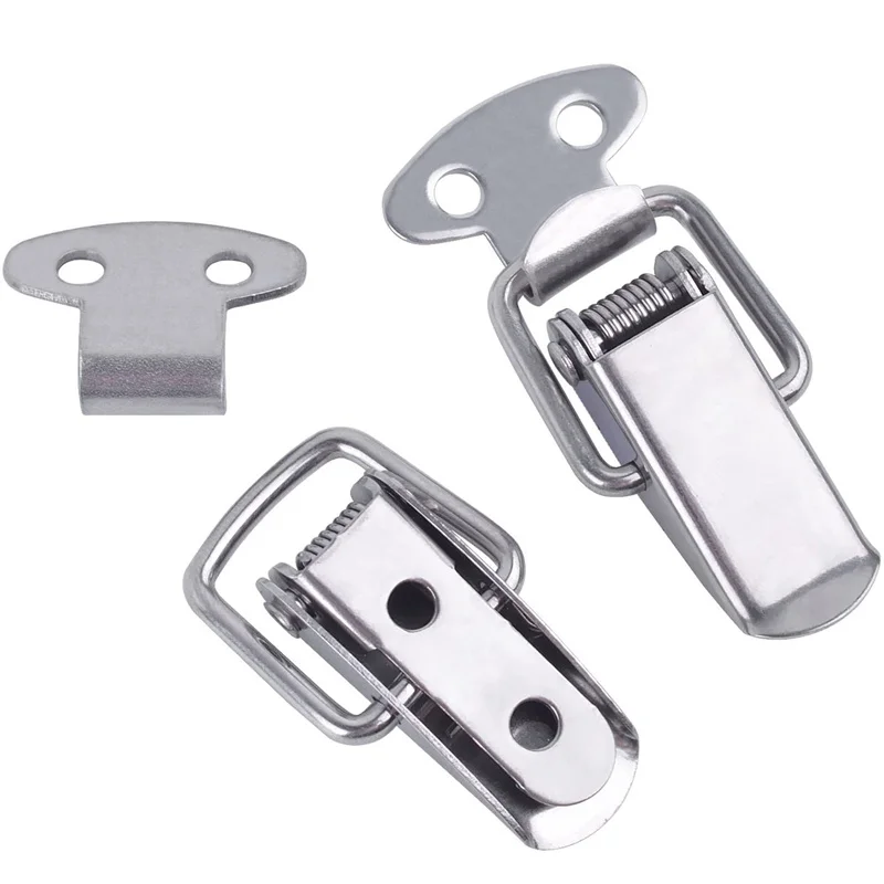 Toggle Latches Decorative Latches Furniture Hardware 6PCS Toggle Latches Spring Loaded Clamp Clip Case Box Latch Catch Toggle Tension Lock Lever Clasp Closures Crate Lock Snap