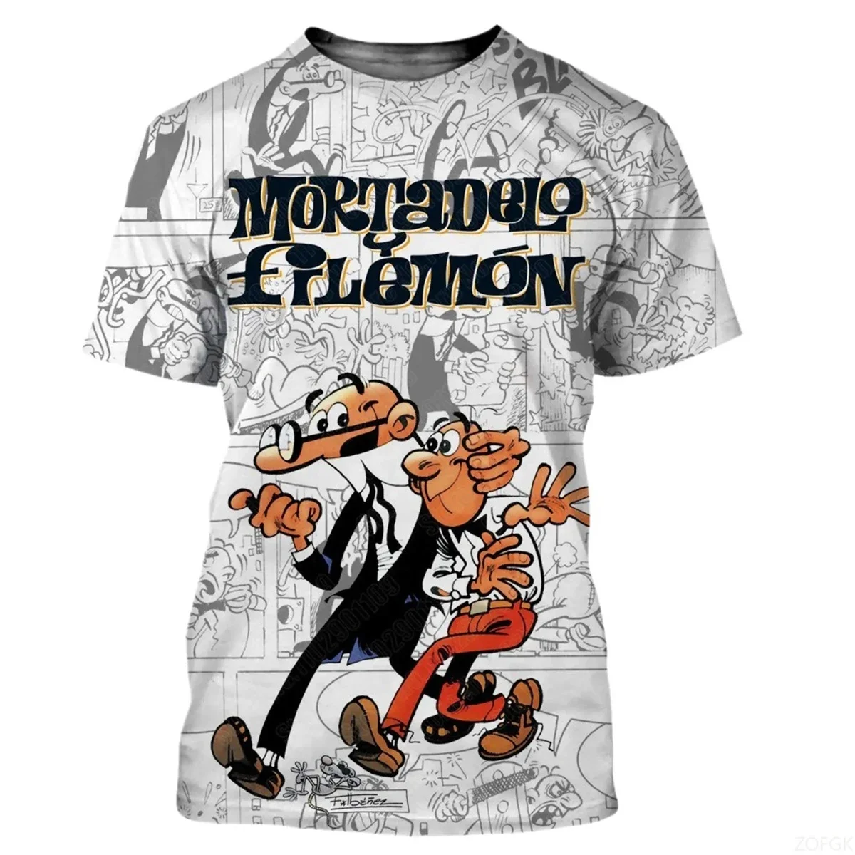Sommermodetrend Anime 3D-gedrucktes, lockeres, lässiges, kurzärmeliges, personalisiertes, bequemes Rundhals-Herrenoberteil