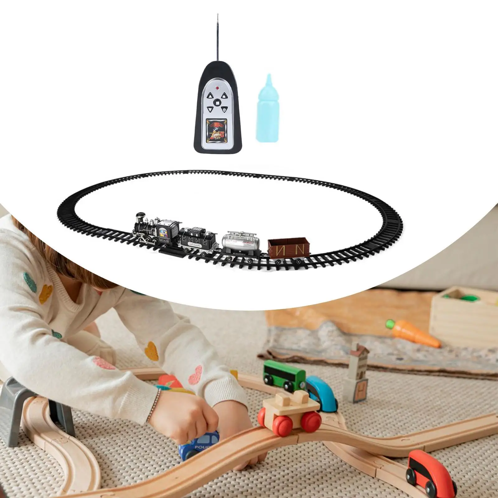 Train Set for Kids Electric Train Toy for Age 3 4 5 6 7 Years Kids Gifts