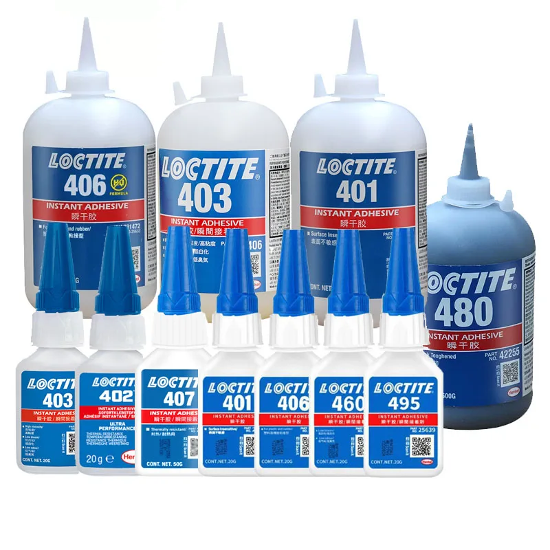 LOCTITE SUPER GLUE 401, 406, 415, 416, 495 x 20g - HENKEL - BOX OF 10