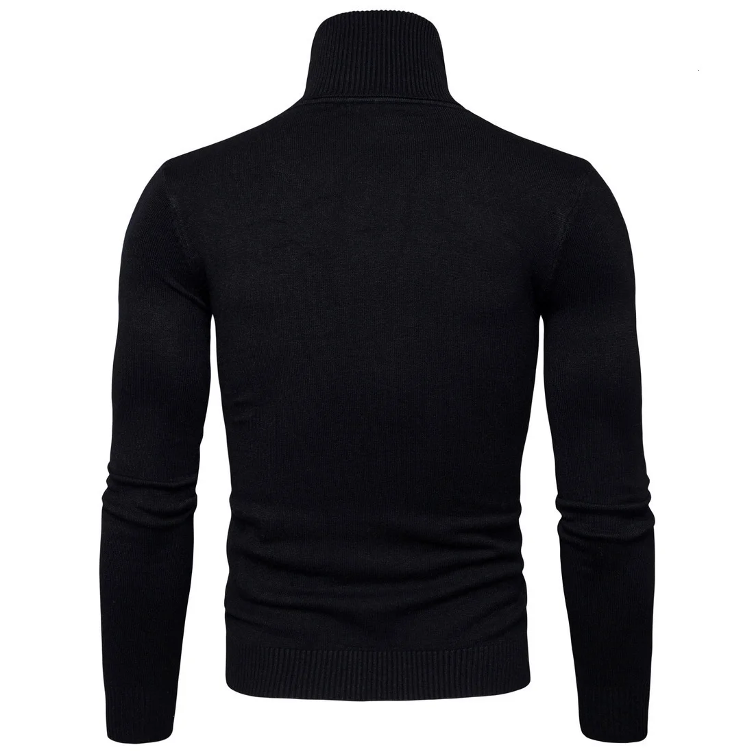 mens turtleneck 2021 New Men's Warm Turtleneck sweater Slim Fit Knitted Pullovers Tops Male Long Sleeve Solid Color Autumn Winter Sweaters M-3XL mens sweaters on sale