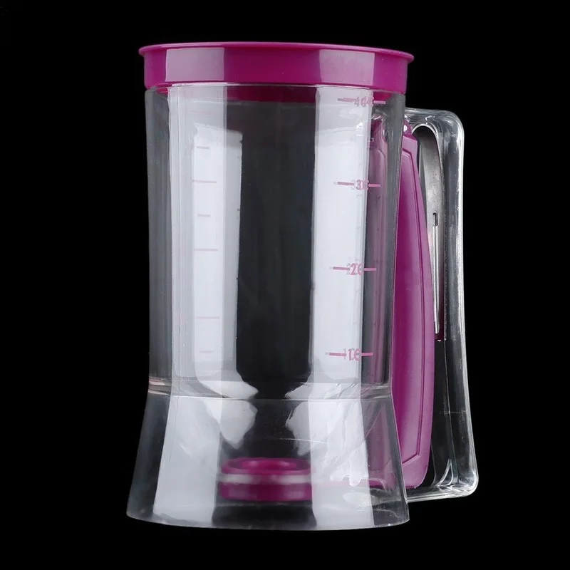 900ml Batter Flour Paste Dispenser for Cupcake Cookie Cake Muffins Measuring Cup Cream Speratator Pancake Batter Dispensers