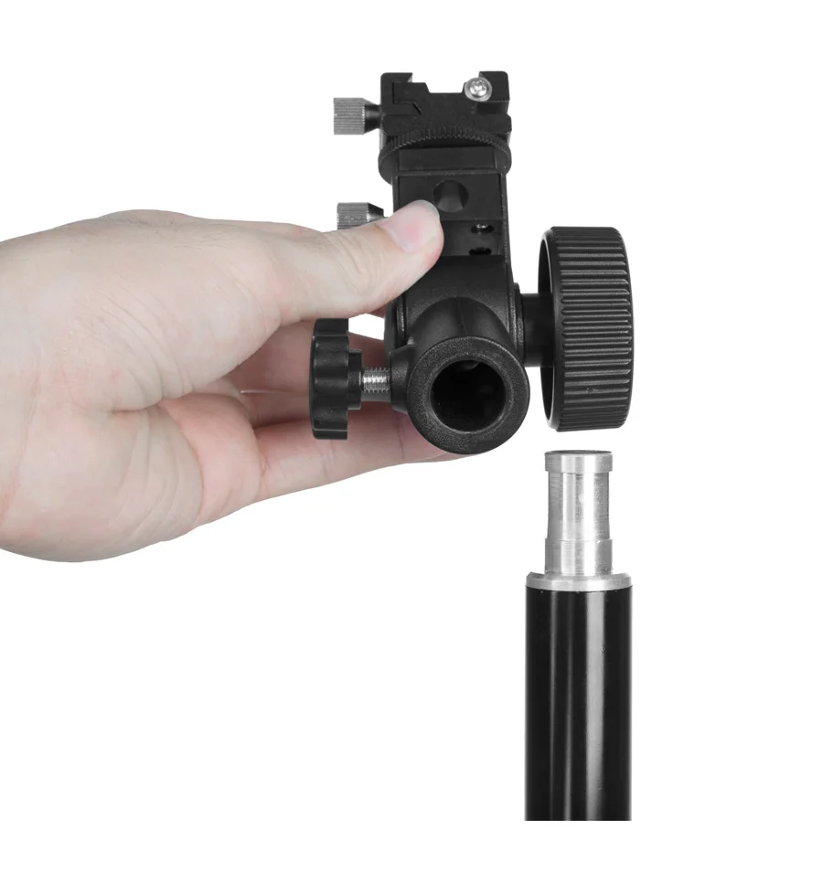 Godox Type-D Camera Flash Speedlite Mount Swivel Light Stand Bracket with Umbrel