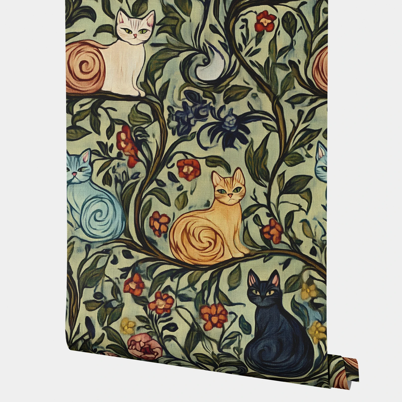 Fantaisie féline avec le Papier Peint Mural Mr Cat