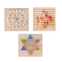 Brain Teaser Toys Educational Learning Collection Wood Educational Board for Gathering Birthday Interaction Preschool Activity 1