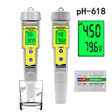 

PH-618 Auto Calibration Digital PH Meter Water Quality Tester Pen Hydroponic Test For Aquarium Swimming Pool Measuring Instrumen