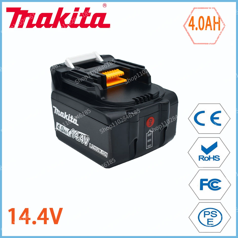 

Makita 14.4V 4.0Ah rechargeable battery for LED indicator BL1430 BL1415 BL1440 196875-4 194558-0 195444-8