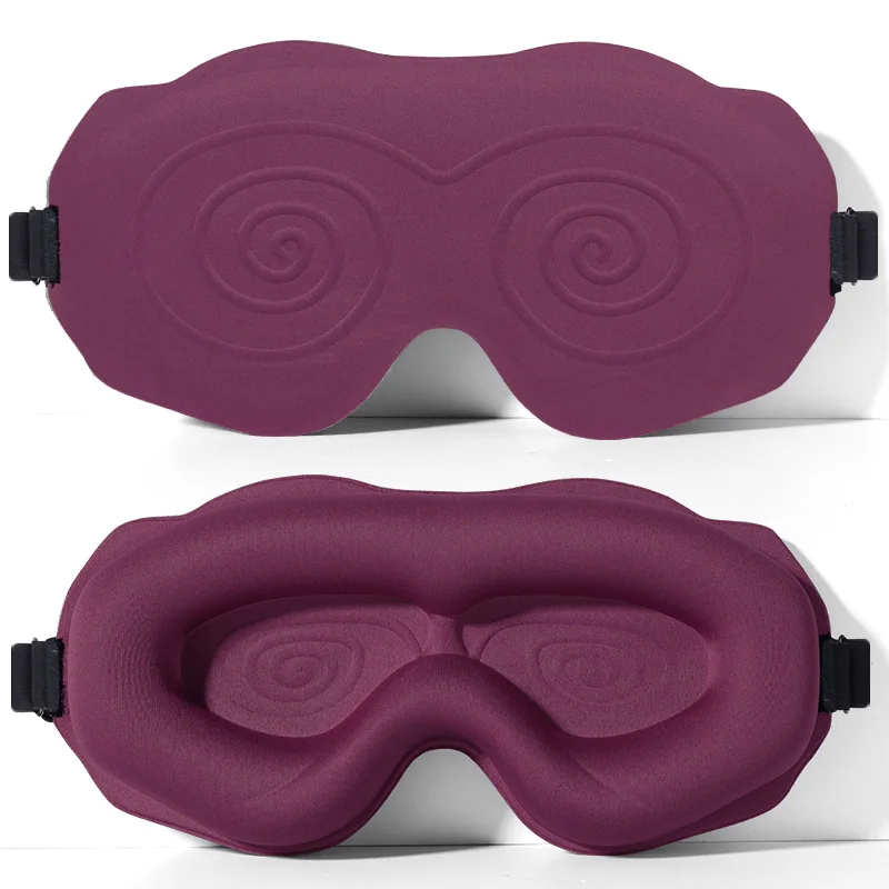 Ultra-Comfort Light-Blocking 3D Sleep Mask - Soft Padded Eye Shade Blindfold