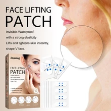 

120Pcs/Box Waterproof V Face Makeup Adhesive Tape Invisible Breathable Lift Face Sticker Lifting Tighten Chin fade Fine Lines