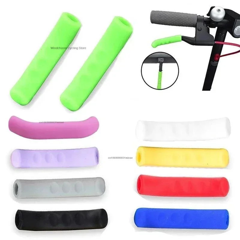 Bicycle Brake Handle Cover Silicone MTB Grips Bicycle Handlebar Protect Cover Anti-slip Bicycle Protective Gear Bike Accessories