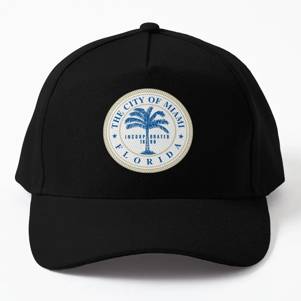 

City Seal of Miami, Florida Baseball Cap beach hat dad hat Women's Beach Outlet 2024 Men's