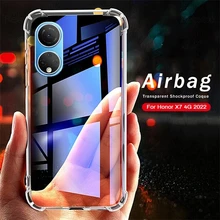 Clear Transparent Protect Shell For Cover Honer Honar X 7 Case Honor X7 4G 2022 CMA-LX2 6.74"  Soft Silicone Shockproof Coque
