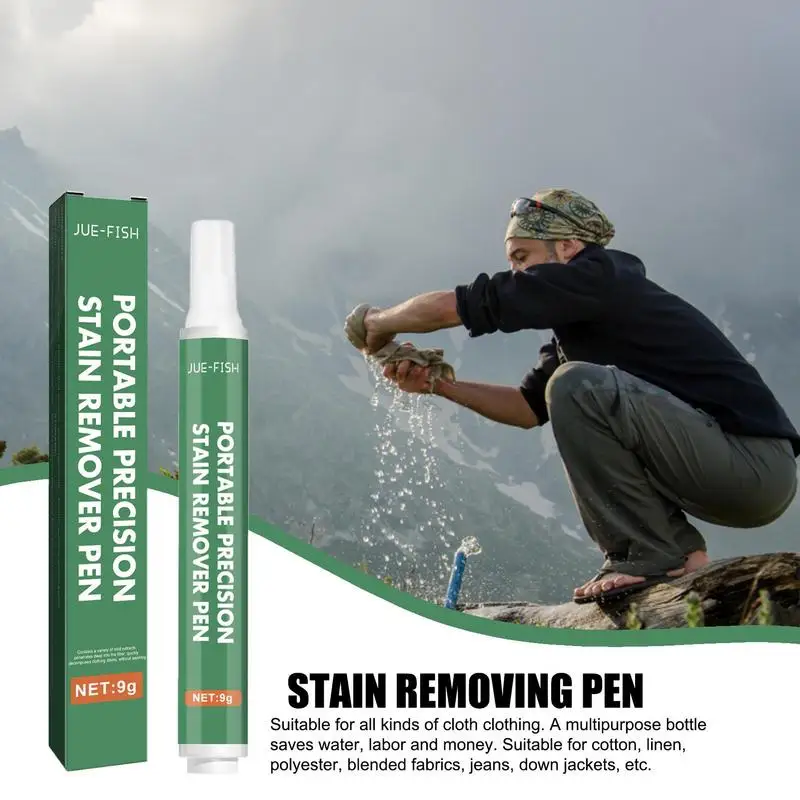 Stain Removing Pen Stain Remover Pen 9g Grease Remover For Clothes Portable Travel Stain Supplies For Quickly Decomposing Food Oil Stains