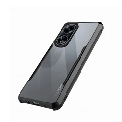 Durable Acrylic Shockproof Silicone Phone Case Cover for Realme 12X 5G (Black)