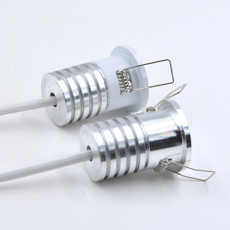 LED Downlight Recessed Ceiling Spotlight Ceiling Lamps for Dimmable 3w Energy-Efficient Recessed Downlight Aluminum COB Home Office Store Spot 28mm Hole