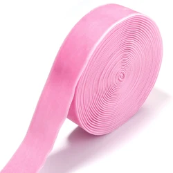 Wine Red Velvet Ribbon for Gift Packaging & Decorations (Deep pink)