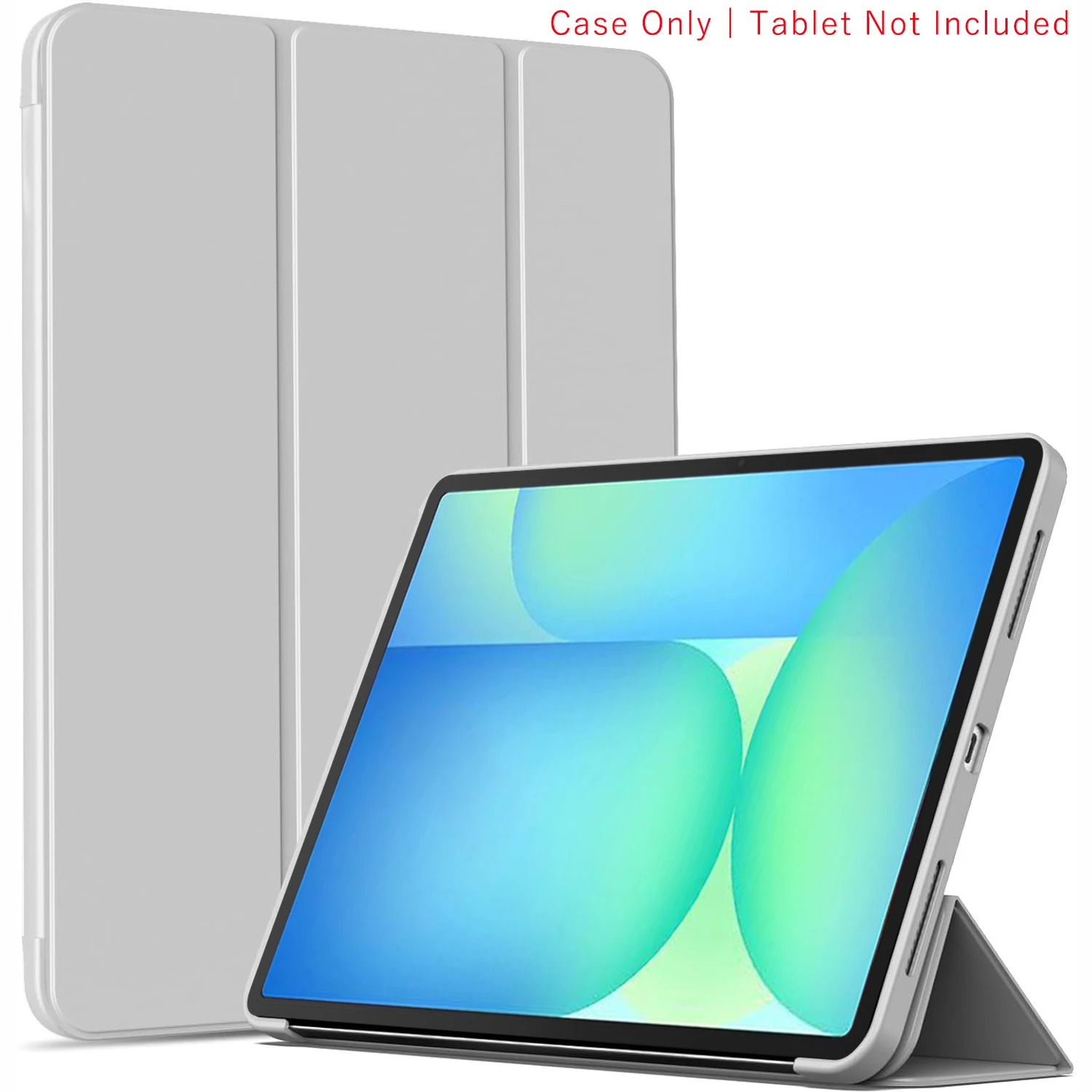 Tri-Fold Flip Case Magnetic Stand PU Leather Protective Cover