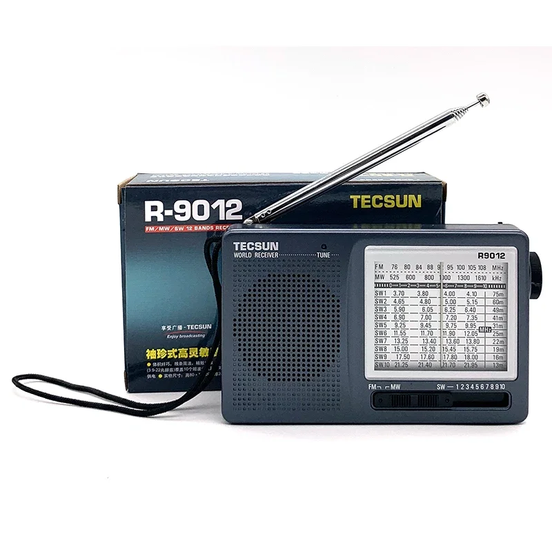 TECSUN R-9012 ブラウン ラジオ Tecsun R9012 AM FM Shortwave Portable Radio Unboxing