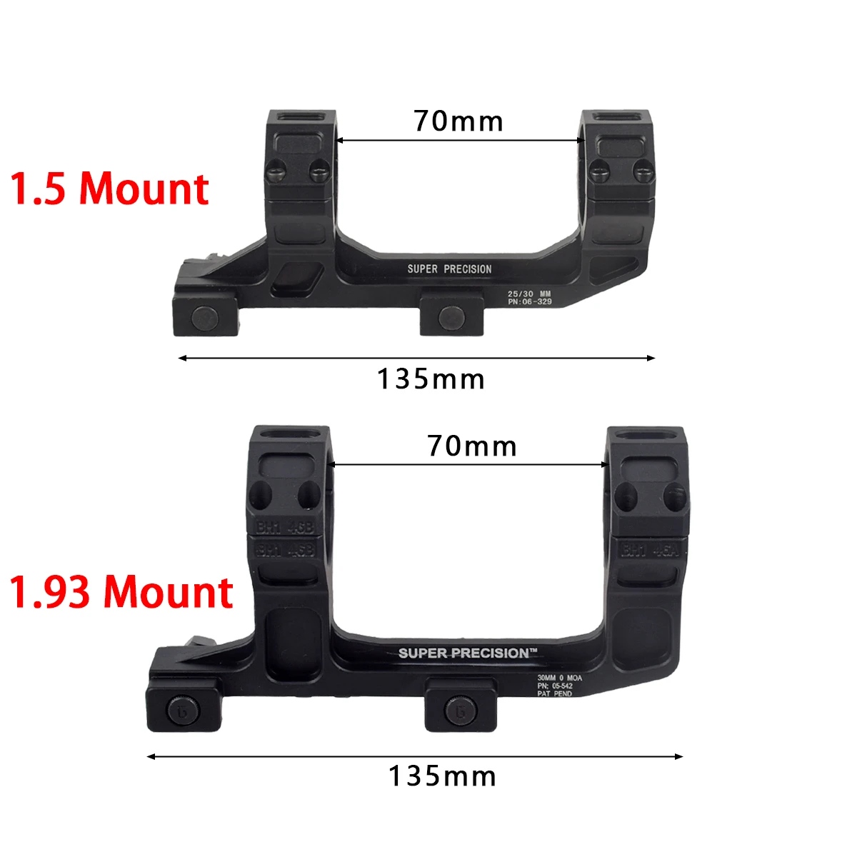 GEISSELE Cantilever Rifle Scope Mount Rings High Low Profile Picatinny Rail Base Super Precision 25.4mm 30mm Weapons Gun Sight