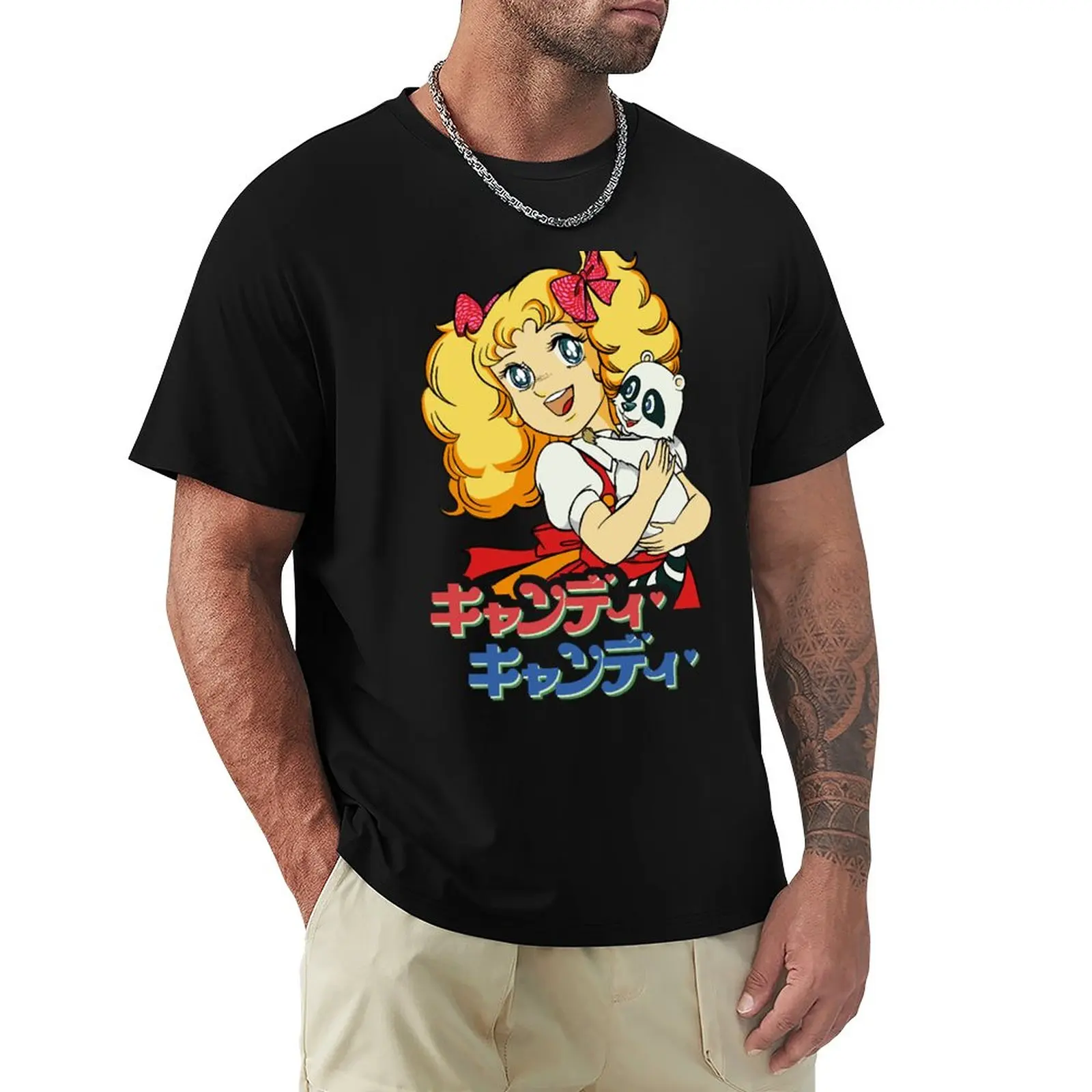 

Candy Candy T-Shirt plus sizes oversized tops mens t shirt graphic