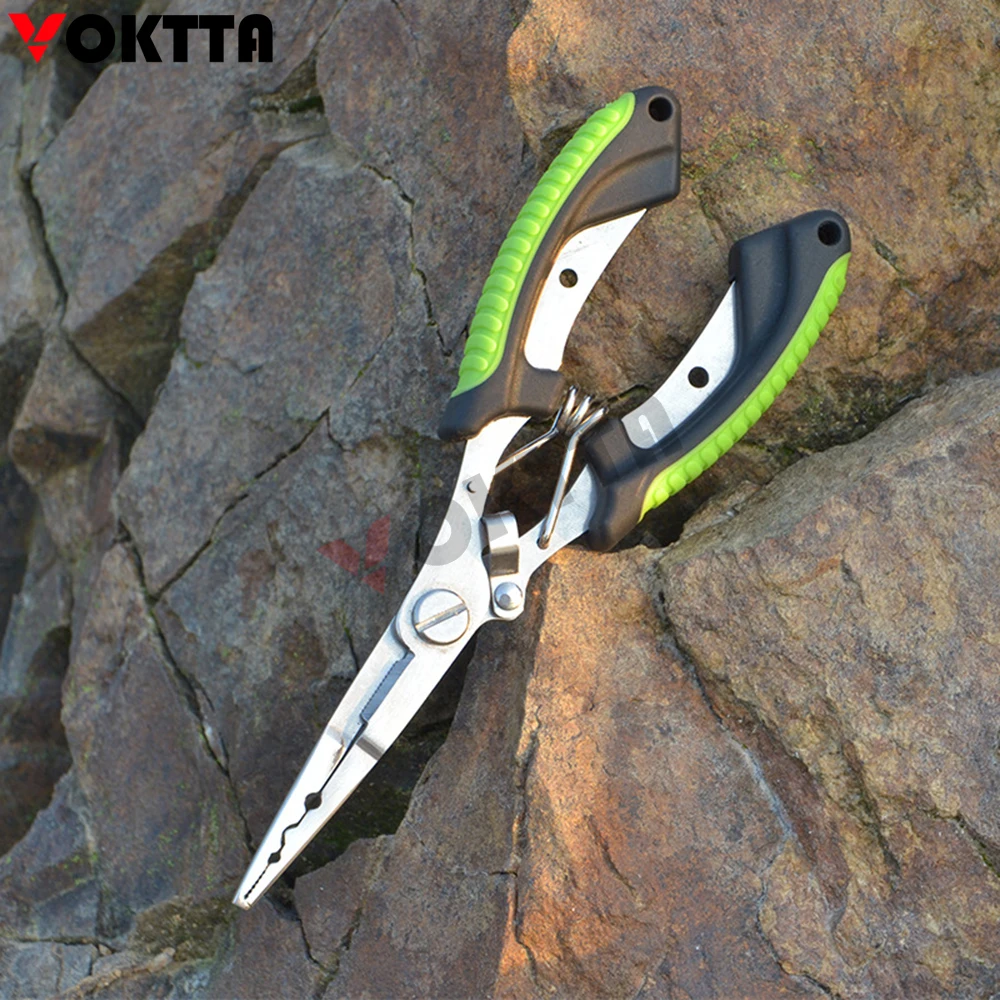 Stainless Steel High Precision Fishing Pliers Seawater Multifunctional  Scissors Braid Line Cutter Outdoor Fishing Equipment