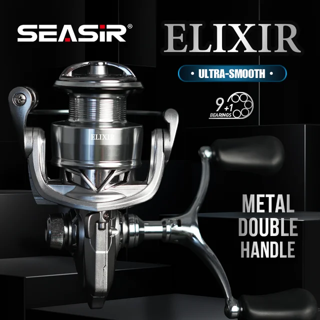 Sea Salt Water Spinning Reel, Aluminum Saltwater Wheel