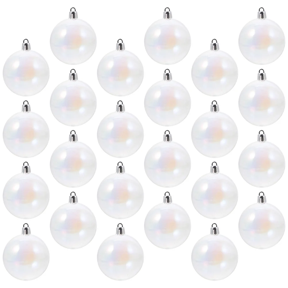 

24pcs Christmas Balls Ornaments Hanging Shatterproof Ball Hanging Pendant Xmas Tree Decor