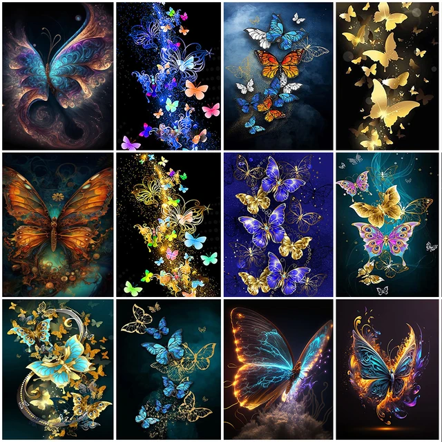 Animal Diamond Painting Butterfly 5D DIY Embroidery Animal Cross Stitch Set  Rhinestone Mosaic Artist Home Decor Алмазная Мозаика - AliExpress