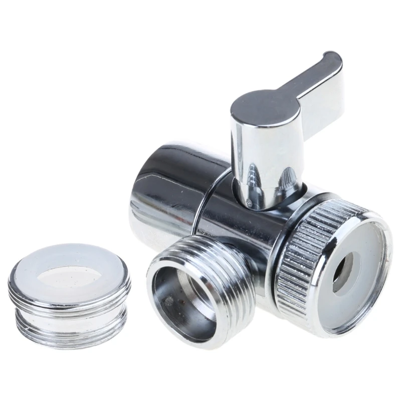 Faucet Diverter Valves Faucet Connector Alloy Sink Splitter Sink Splitter for Kitchen and Bathroom
