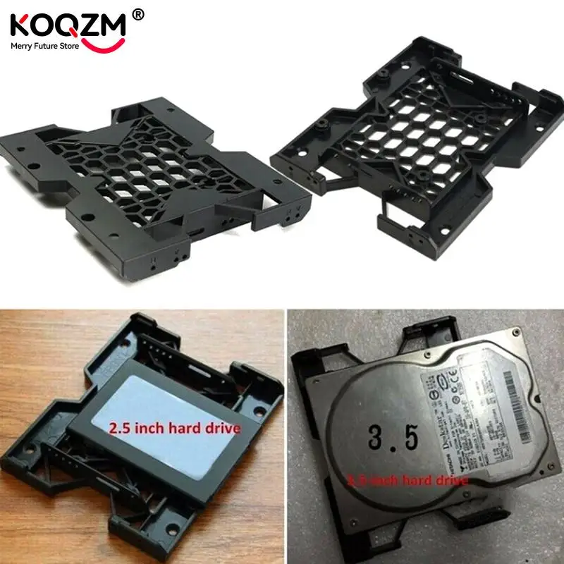 Hard Disk Mounting Bracket Desktop Chassis Drive Bracket 1pc 5.25" To 3.5" 2.5" Tray Bracket Mounting Cooling Fan HDD Adapter SSD Hard Drive