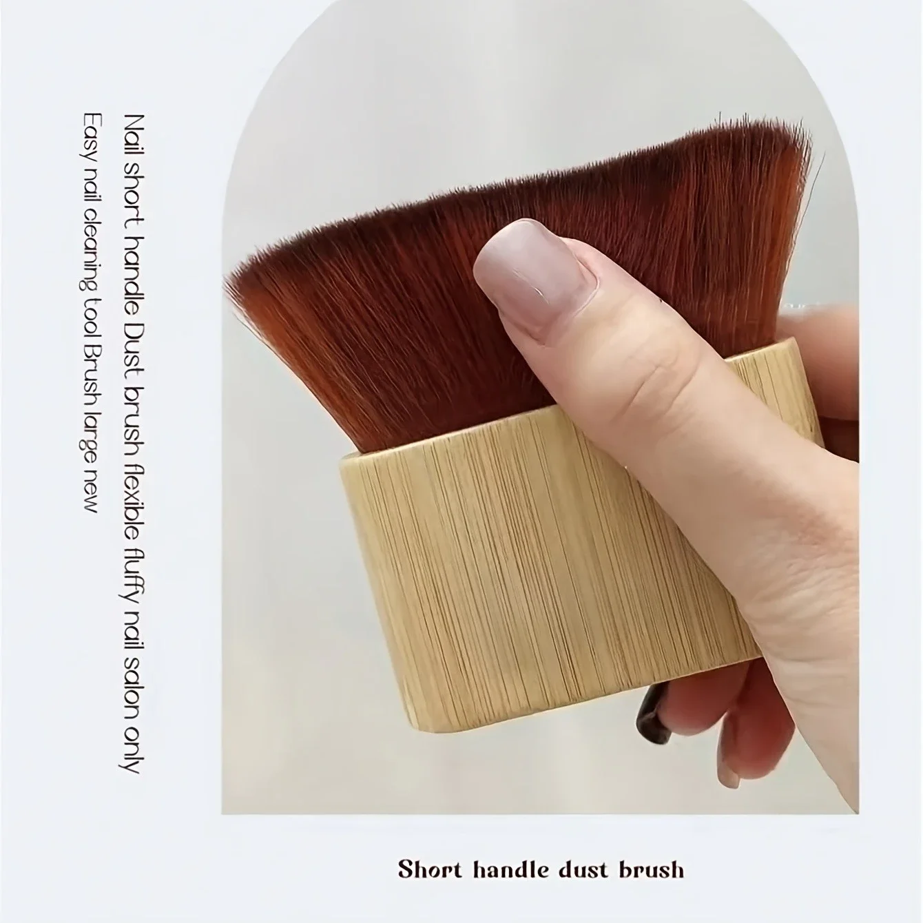 Luxurious Soft-Bristle Nail Dust Brush