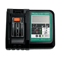 Replacement for Makita 14.4V - 18V Fast Battery Charger DC18RC for Makita Li-ion Battery BL1860 BL1850 3.0 A with LED Display 2