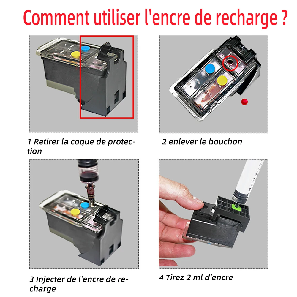 Icalouvriers CL511 Cartouche D'encre De Recharge, af 510 CL 511