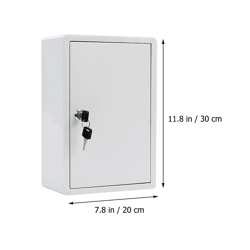 Wall Mount Locking Mailbox Milk Wall-mounted Outdoor Iron Sheet Fresh Delivery ( ) Crate with 2